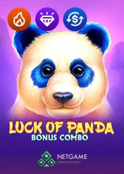 Luck of Panda Bonus Combo online slot by Netgame